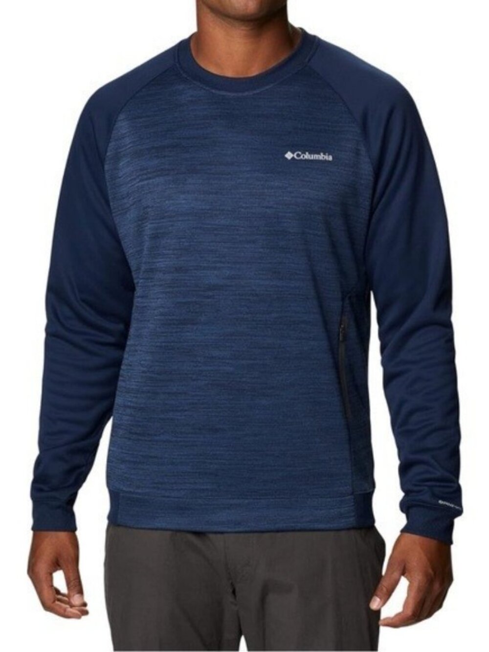 Columbia trail tech midlayer crew neck sweatshirt size XL